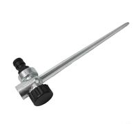 Irrigatore per prato in lega di zinco con base a picchetto da 1,27 cm, palo per irrigazione antiruggine, raccordo in metallo per giardino, agricoltura, serra, resistente, standard UK
