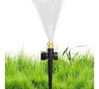 Irrigatore Per Prato - Ugello Spruzzatore Per Innaffiatura - Getto d'Acqua Rotante 360° - Adatto A Cortile Esterno, Serra, Fattoria, Villa, Vivaio, Irrigazione, Agricoltura E Giardino