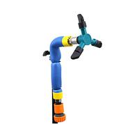 Irrigatore per trampolino Irrigatori rotanti da giardino Giocattoli giocare Giochi d acqua estivi Fissaggio facile con cinghie rimovibili Controllo della quantità Riduce la temperatura del Divertiment