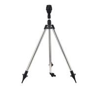 Irrigatore per treppiede - Irrigatore da giardino - Rotante a lungo raggio - Impianto idrico | Irrigatore da giardino con base telescopica in metallo | Irrigatore domestico perfetto per prato, orto e