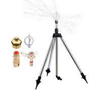 Irrigatore per treppiede rotante, Irrigatore per treppiede da giardino | Irrigatore rotante a 360 gradi Ampia area per frutteto, vivaio, c