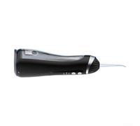 Irrigatore portatile con 4 ugelli, impermeabile, da viaggio, colore: nero | 3 modalità di pulizia: normale, delicata, a impulsi; efficace rimozione della placca; migliora la salute delle gengive