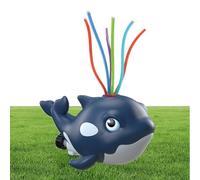 Irrigatore portatile per bambini, spruzzatore regolabile giocattolo per giocare in acqua all'aperto con spruzzatore girevole accessorio estivo ABS con tubo di facile collegamento, patio tra