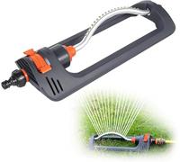 Irrigatore quadrangolare: irrigatore per un'irrigazione uniforme di 90 - 220 m², portata 7 - 17 m, esente da manutenzione grazie al filtro antisporco in acciaio inox, filtro metallico integrato