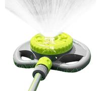 Irrigatore quadrato Compact: irrigatore per irrigazione di superfici utilizzabili da 50 - 78,5 m², distanza 8 - 10 metri, filtro interno integrato, 20 x 19 cm, verde