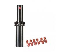 Irrigatore Rain S075 a turbina pop-up 10 cm con gambo in plastica, regolabile da 40° a 360° e attacco filettato femmina da ¾ | Irrigatori per prato | Diffusore giardino