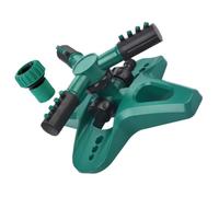 Irrigatore Rotante Automatico da Giardino 360° in Plastica Verde