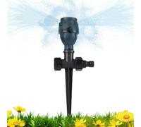 Irrigatore Rotante Automatico - Irrigatore Automatico Con Rotazione A 360 Gradi | Sis-tema Di Irrigazione Per Esterni, Ampia Copertura Per Giardino, Pra-to, Patio E Risparmio Idrico (B)