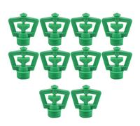 Irrigatore rotante con filettatura maschio G1/2 da 10 pezzi, testa dell'irrigatore a farfalla in plastica 5x4,5 cm Ugello nebulizzante rotante a 360 gradi per prato da giardino