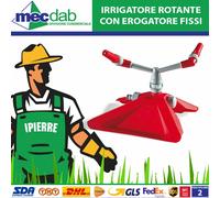 Irrigatore Rotante Da Giardino Girella Altezza Regolabile e Ugelli Fissi Ipierre