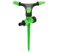 Irrigatore rotativo, 4 pezzi, verde e nero, in ABS e PP, 16 x 13,5 x 25,5 cm, con filettatura e attacco rapido per irrigazione da giardino, sistema di irrigazione, sistema di irrigazione