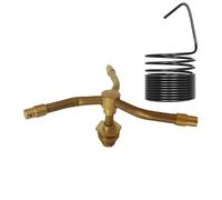 Irrigatore Rotativo Automatico 3/4 | di Irrigazione Automatico con Testina Rotante | Testina a Rotazione 360 Gradi per Terrazzo, Cortile e Aree Verdi
