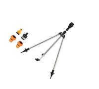 Irrigatore Stativo In Acciaio Inox 90-360 ° Ugelli Regolabile E Spina Rapida Per L'Irrigazione Di Terra/Letto Di Fiori Multiple Ad Angolo Serre Sprinkler Testa