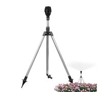 Irrigatore Su Treppiede - Testina Irrigatore Rotante A 360° Per Un'irrigazione Efficiente | Irriģatore A Třeppiede Per Impieghi Gravosi, Spruzzatore Automatico Regolabile, Base Per Treppiede In Metall