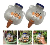 Irrigatori automatici per piante a forma di maiale 2 pezzi per irrigazione piant