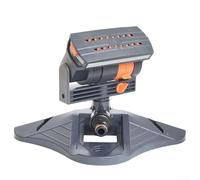 Irrigatori da giardino con 16 fori, irrigatore per prato regolabile in larghezza, portata e controllo del flusso, diverse modalità di spruzzo, per giardino all'aperto (A)