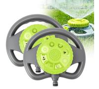 Irrigatori da giardino per prati, 2025 Nuovo irrigatore da giardino per giardino per sistema di irrigazione da giardino, tubo di irrigazione rotante per ampia area irrigatore per erba oscillante per