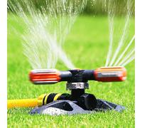 Irrigatori Da Prato,Lawn Sprinkler Automatico Rotante a 360 °,3-Arm Acqua Irriga