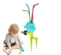 Irrigatori Per Bambini Da Giardino - Tappetino Per Irrigatori A E Gioco Di Lancio Degli Anelli Per Bambini | Irrigatore Da Giardino Per Giochi D'acqua All'aperto | Simpatici Giochi Di Spruzzator