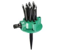 Irrigatori per cortile | 360 Rotazione automatica di risparmio idrico - Irrigatori per prato per cortile grande area, per irrigazione pulizia patio esterno sentiero paesaggio parco piante fiori