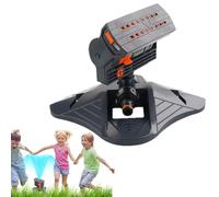 Irrigatori per cortile, spruzzatore quadrato a 16 fori, girevole a 360 gradi, irrigatore regolabile in acqua per giardino, prato, patio, cortile, serra, aiuole