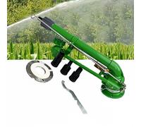 Irrigatori per irrigazione - Pistola a percussione regolabile da 5 cm con 3 ugelli per irrigazione di fattoria, prato e giardino