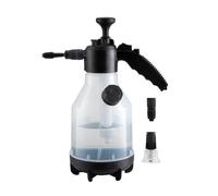 Irrigazione a manodopera - 2L Bottiglie Sapone per auto spruzzatore in schiuma | Bottiglia spray a pressione con tre ugelli | Spruzzatore per autolavaggio schiumogeno | Polveri