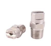 irrigazione da giardino 1 ugello a ventaglio piatto in acciaio inossidabile con vari angoli e portate(Flow 10 (2.0mm),1 OF 4_ANGLE 110)