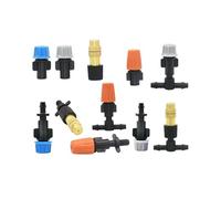 irrigazione da giardino 100 ugelli nebulizzatori, gocciolatori, irrigatori da giardino, irrigatori a spruzzo, irrigatori a nebulizzazione, raccordo filettato a T da 1/4 di pollice(A)
