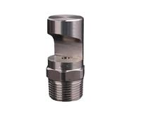 irrigazione da giardino Ugello a spruzzo in acciaio inossidabile con attacco maschio BSPT da 1/8" 1/4" 3/8" 1/2" 3/4" Serie K, getto ad angolo ampio, getto piatto(1 of 8 1.5mm)