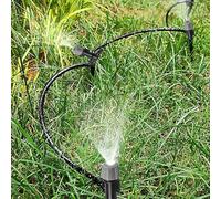 Irrigazione efficiente con ugelli nebulizzatori regolabili per sistemi gocciolan