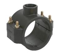 Irritec Presa a Staffa Semplice 32mm x1/2 per impianti di irrigazione, multicolre, Standard