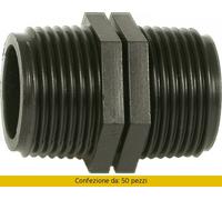 IRRITEC Raccordi Nylon Nipplo 3 / 4 per 3 / 4 pz 50 IR60720M0N250