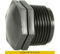 IRRITEC Raccordi Nylon Tappo Maschio gr 1 Pezzi 25 IR61020M0N320