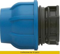 IRRITEC Raccordi Nylon Tappo Terminale mm 25 Pezzi 10 IQ9212000U250