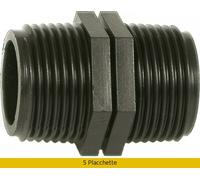 IRRITEC Raccordo Nylon Nipplo 3 / 4 per 3 / 4 Placchette 5 BLGHU1285