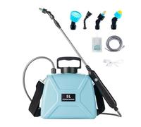 Irroratore Elettrico Da Giardino - Spruzzatore Portatile Con Tracolla | Nebulizzatore A Mano Ricaricabile | Serbatoio Da 5L Per Cortile Piante Esterno