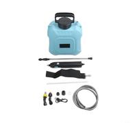 Irroratore Pressione 5L ABS Leggero Due Ugelli(5L) | Pompa autoadescante, lunga durata 200min, ricarica USB, spruzzo immediato un tasto