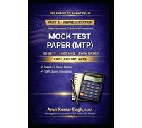 IRS Enrolled Agent (EA) Exam Part 3 - Representation, Practices & Procedures | Mock Test Series (MTP) | 1000 MCQs |2026-27: Real Exam-Based Practice Questions with Answers & Explanations (2026-2027)