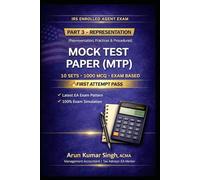 IRS Enrolled Agent (EA) Exam Part 3 - Representation, Practices & Procedures | Mock Test Series (MTP) | 1000 MCQs |2026-27: Real Exam-Based Practice Questions with Answers & Explanations (2026-2027)