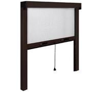 IRS - Zanzariera Avvolgibile A Rullo Verticale Sottile Cm 120x170 Colore Marrone