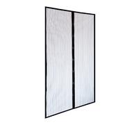 Irs zanzariera magnetica nera in poliestere cm 140x250 per porte balconi