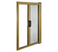 IRS Zanzariera porta avvolgibile orizzontale (140 cm x h. 240 cm) Bronzo