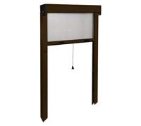IRS Zanzariera porta avvolgibile verticale (140 cm x h. 240 cm) Marrone IART5360