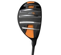 iRT-5 Hybrid Fairway Club per uomini e donne - Unico "Machete Rails" tagliato attraverso l'erba senza sforzo per scatti alti e lunghi (sinistra, acciaio inossidabile, rigido, 24)