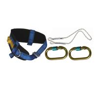 Irudek cinturone di sicurezza con corda e moschettoni con cintura imbottita