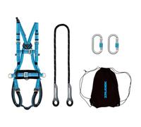 Irudek Teide Light L-XL - Sistema di Ritenzione per Lavori in Altezza con Imbracatura Light Plus 4, Cordino Nexion 150 cm, 2 Moschettoni Screw-Lock e Borsa