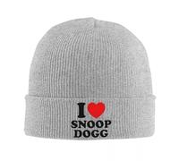 IRUHHGU 2025 I Love Snoop Dogg Cappello Lavorato a Maglia Skullies da Donna Berretti Cappelli Invernali Acrilico Hip Hop Musica Album Casual Cappellini