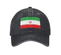 IRUHHGU Bandiera Personalizzata in Cotone Dell'iran Berretto da Baseball Sport Uomo Donna Cappello da papà Regolabile Estate