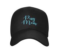 IRUHHGU Berretto da Baseball Casual Primaverile Carlino Mamma corsivo Azzurro all'Aria Aperta Sport Hip Hop Cappelli per Berretto Snapback retrò Unisex Montato
